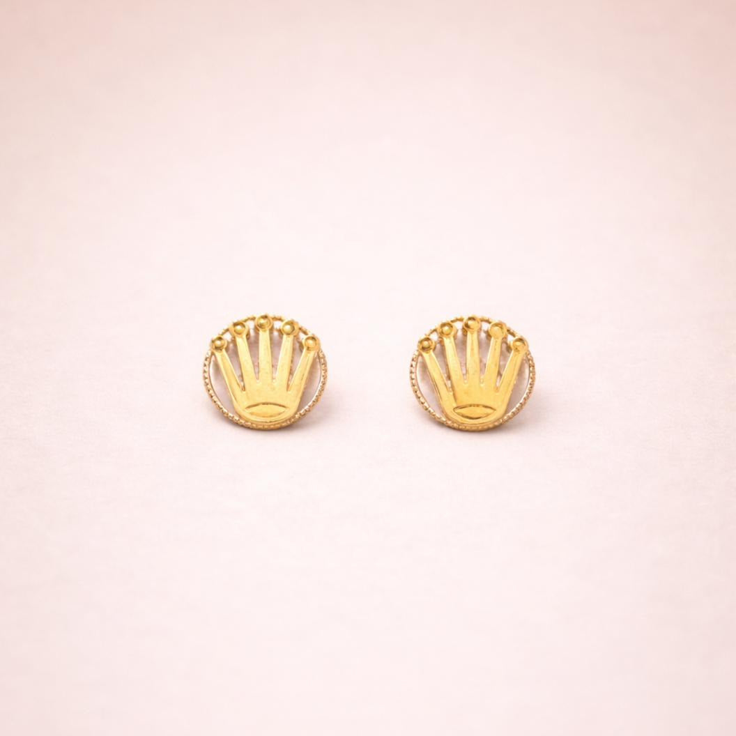 Boucles d'oreilles couronne