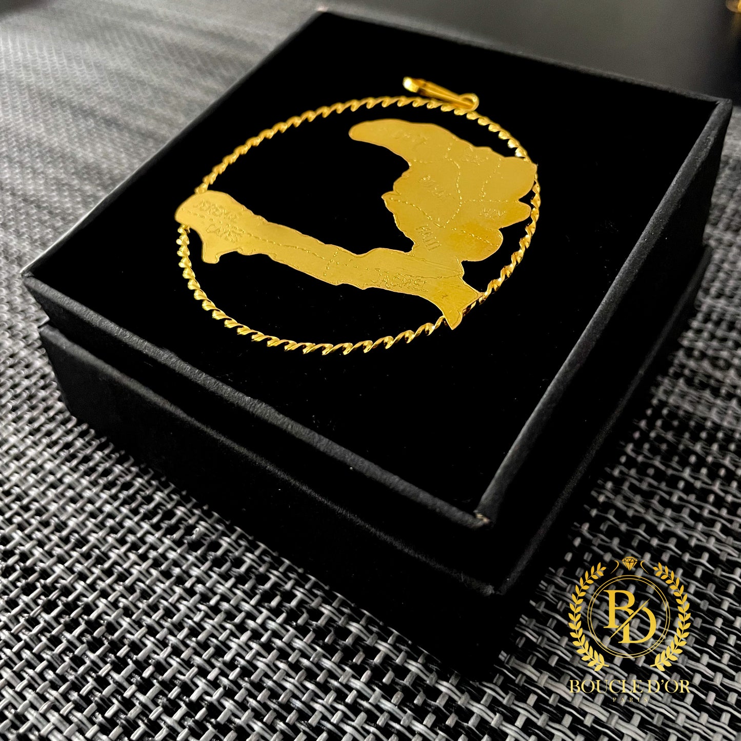 Pendentif carte Haiti