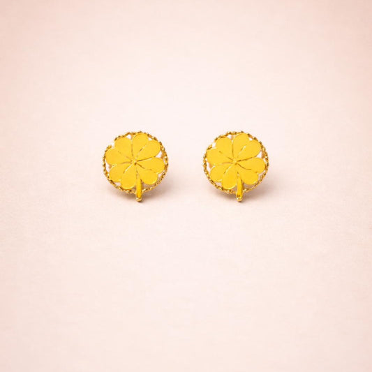 Boucles d'oreilles trèfle
