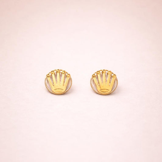 Boucles d'oreilles couronne